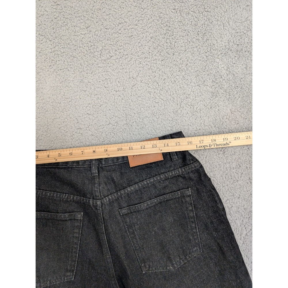 Fresh Jive Jeans Mens Size 32 Black High Rise Baggy‎ Denim Pants Skater USA VTG - Picture 14 of 16